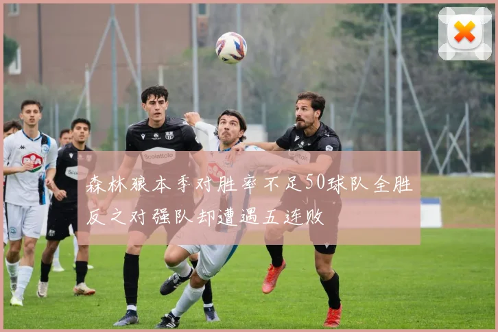 森林狼本季对胜率不足50球队全胜反之对强队却遭遇五连败